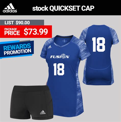 Adidas volleyball uniform builder